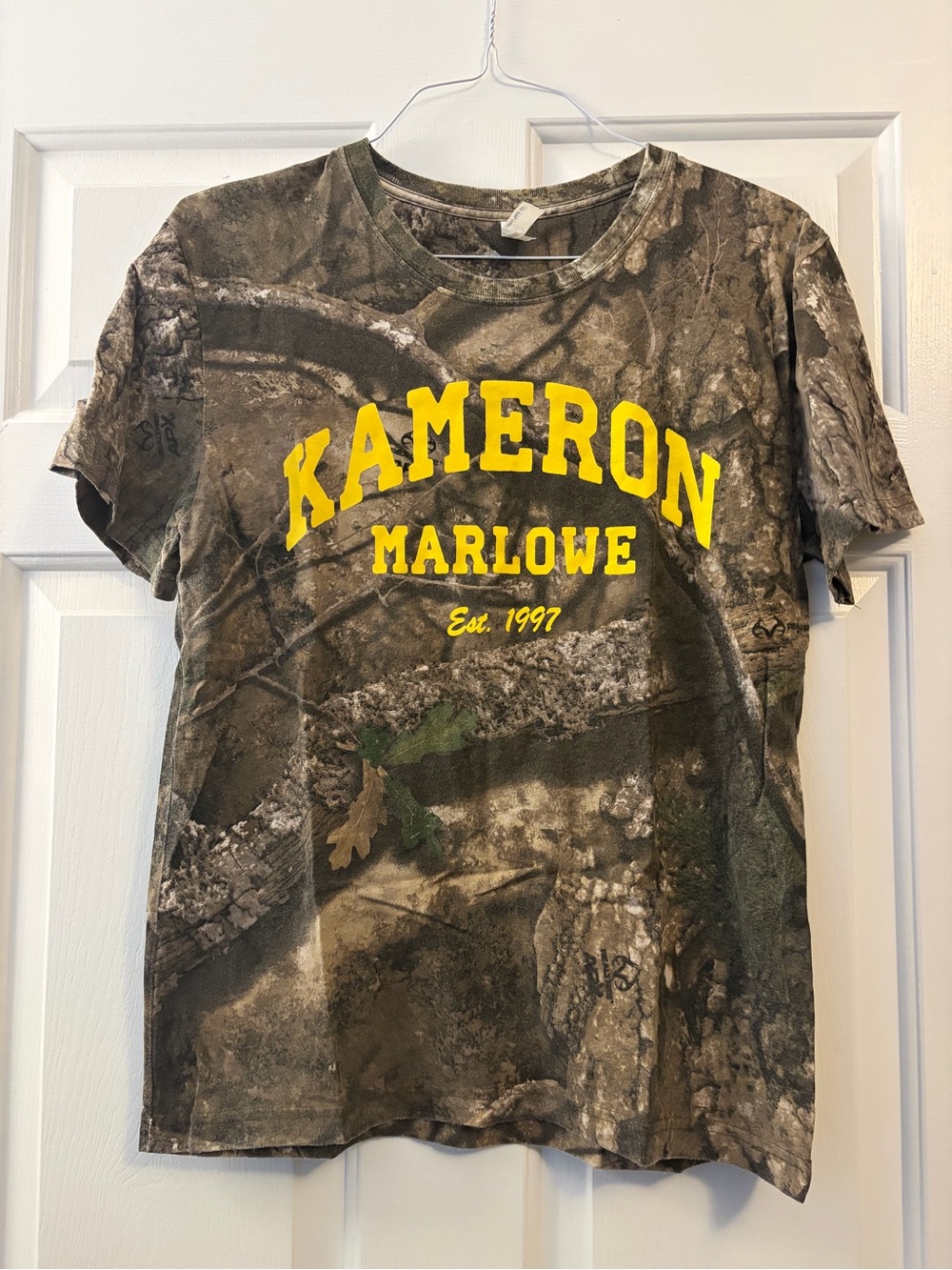 Men's Short Sleeve Kameron Marlowe Camo Tee